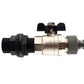 Water Butt Kit 1” BSP with Metal Bib Valve and Quick Connect Outlet