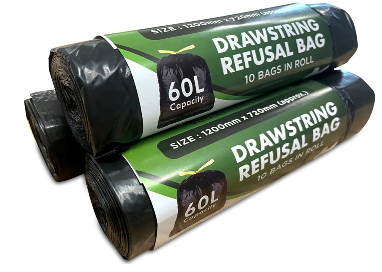 X001NUKGZX x1, 3 rolls in one set for 60L bags
