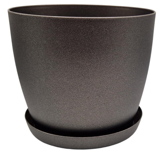 X0028KD1LDx1, Please pack as singe unit 20cm graphite matt wiht saucer