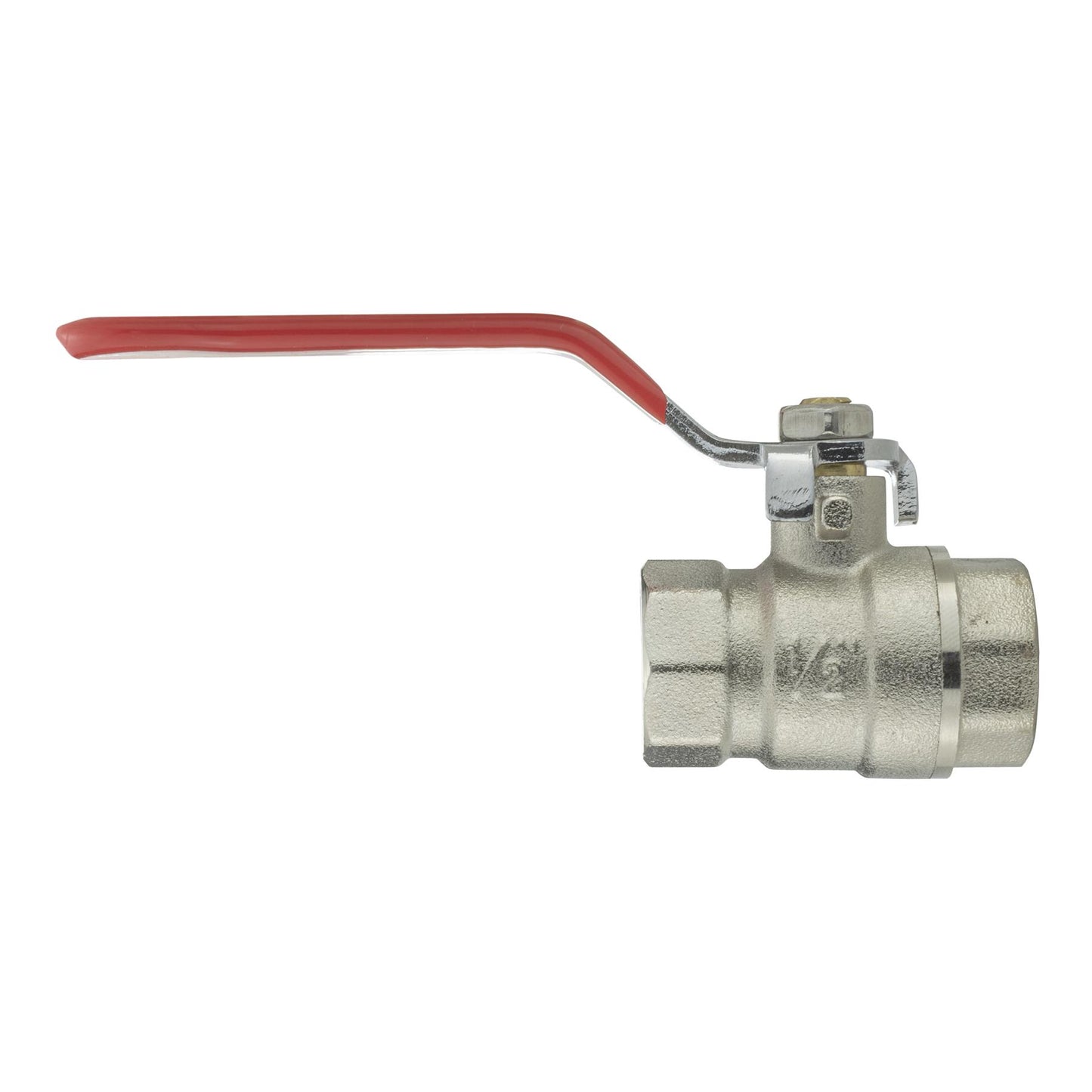 Ball Valve Lever 1/2" BSPF with 1 x Geka Type Claw Outlet and 1 x 13mm Barb Outlet