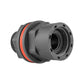 Water Butt Connector 1" BSP with Garden Lever Tap with Geka Type Claw and 3/4" Hose Barb Connector