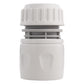 2-Way Tap Connector with 3 x Quick Connect Outlets and 3 x Standard 1/2" Hose Connectors (Grey/White)