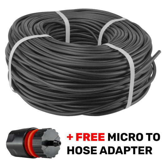 Micro Irrigation Pipe 4mm/7mm + 4mm Barb Micro Hose Connector
