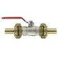Metal Lever Valve ½” BSPF with Geka Type Claws 13mm Barb