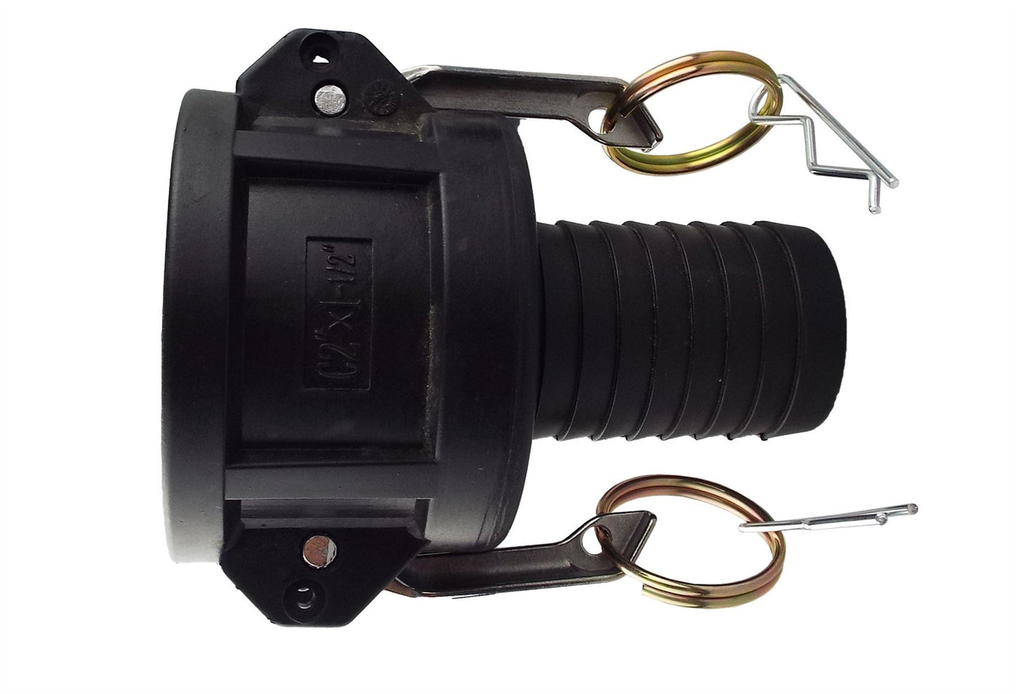 Full Flow Ball Valve 2" BSPF with Camlock 2" Type F and Type C 2" - 1.5" Barb