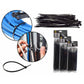 100 Cable Ties (2.5mm x 200mm) Black
