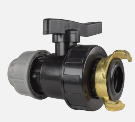 25mm MDPE Valve + Geka Type Claw Outlet