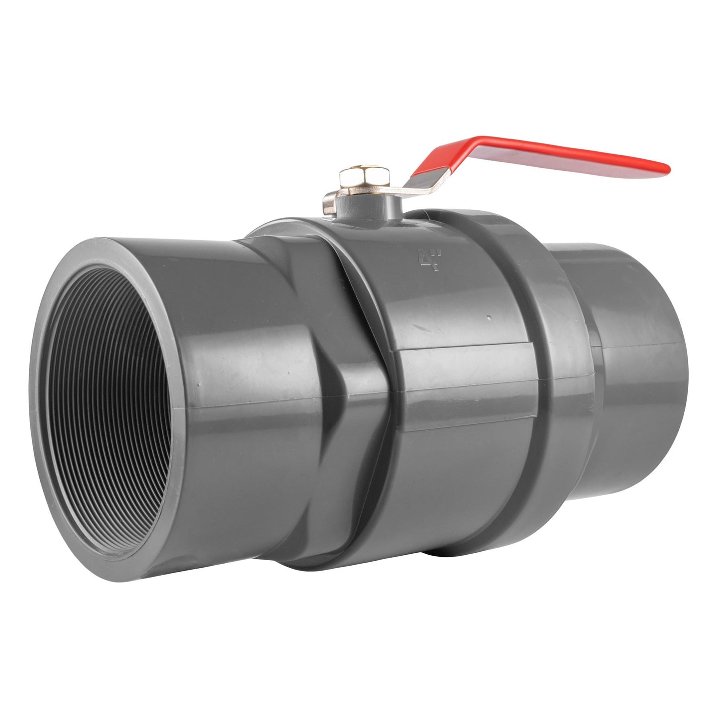 Stainless Steel Ball Valve 4" BSP + 100mm Barb + Camlock Type F