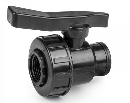 Full Flow Ball Valve 2" BSPF with Camlock 2" Type F and Type C 2" - 1.5" Barb