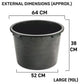 90L Round Tub with Drain Valve