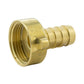 Brass Swivel Reducing Joiner 25mm - 13mm Barb