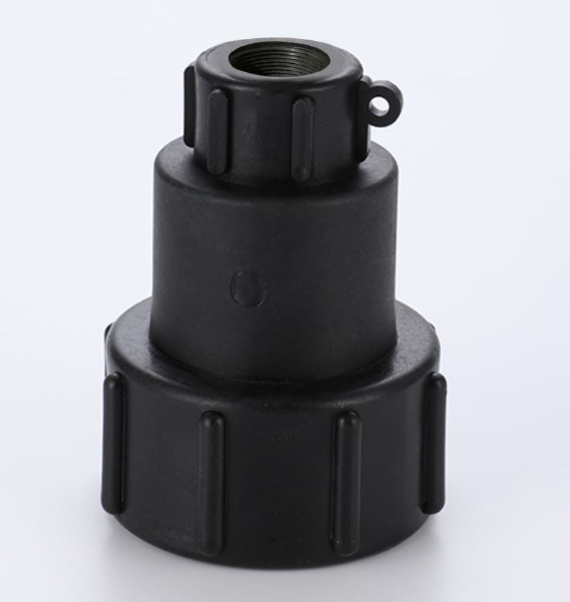 Swivel IBC Extender + Valve + MDPE 32mm Tee
