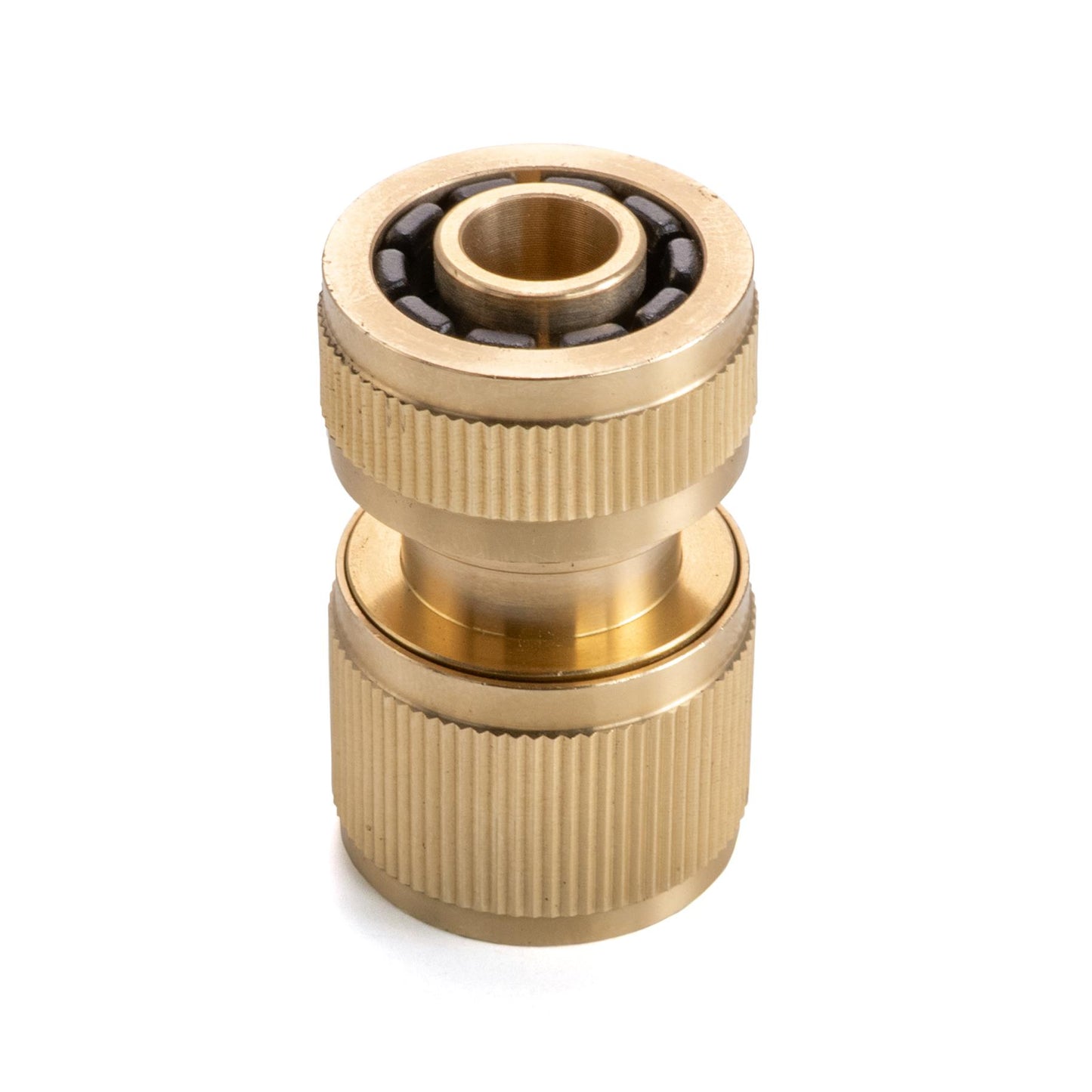 3 Way Male Snap-On Connector Brass with Valves and 3 x Brass Female Hose Connectors