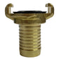 Water Butt Connector 1" BSP with Garden Lever Tap with Geka Type Claw and 1/2" Hose Barb Connector