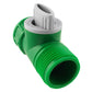 Tap Adapter with Valve 3/4" BSPM-F Green/Grey