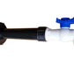 IBC 2” S60X6 Cap with Filter Extension and White Blue Plastic Tap