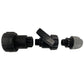 Swivel IBC Extender + Valve + 20mm MDPE Straight