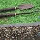 Wavy Plastic Garden Lawn Edging, H=15CM, L=9M, Light Gray
