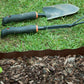 Wavy Plastic Garden Lawn Edging, H=15CM, L=9M, Brown