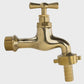 Garden Tap Polished Brass 1/2" BSPM - 13mm Barb