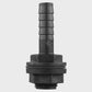 Tank Connector with Washer & Nut 1/2" BSPM - 1/2" Barb