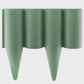 Lawn Edging, Plastic Palisade Wood Effect, 2.5m Box, Green