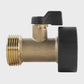 Brass In Line Valve ¾” BSPF-M
