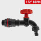 Water Butts Kit 1/2" With PP Black Tap