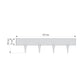 Lawn Edging, Plastic Palisade Rattan Effect, 2.4m, Black