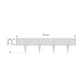 Lawn Edging, Plastic Palisade Rattan Effect, 2.4m, Gray