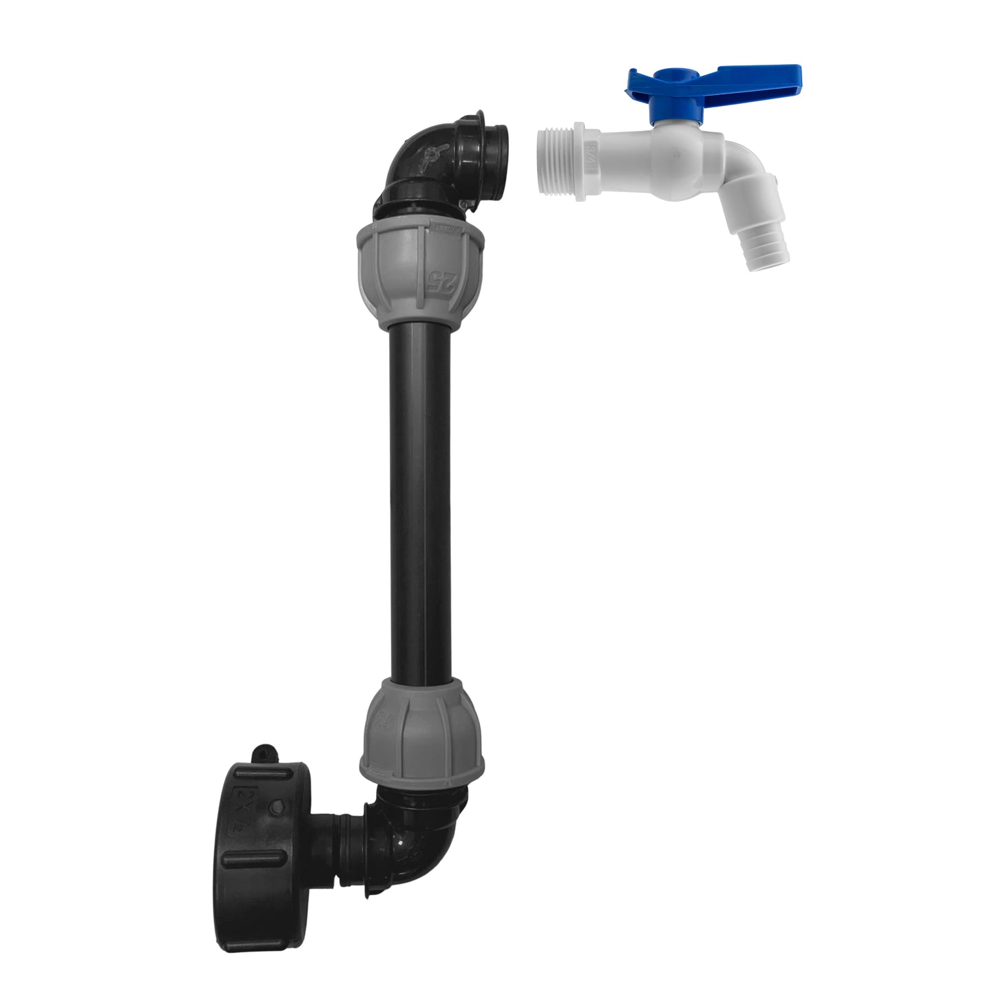 IBC 25cm Riser Tap Connection Kit