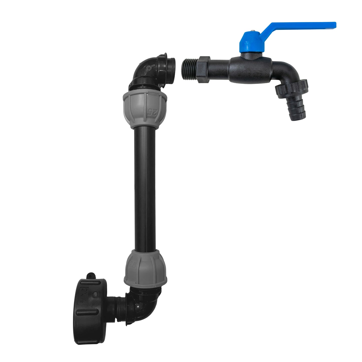 IBC 25cm Riser Tap Connection Kit