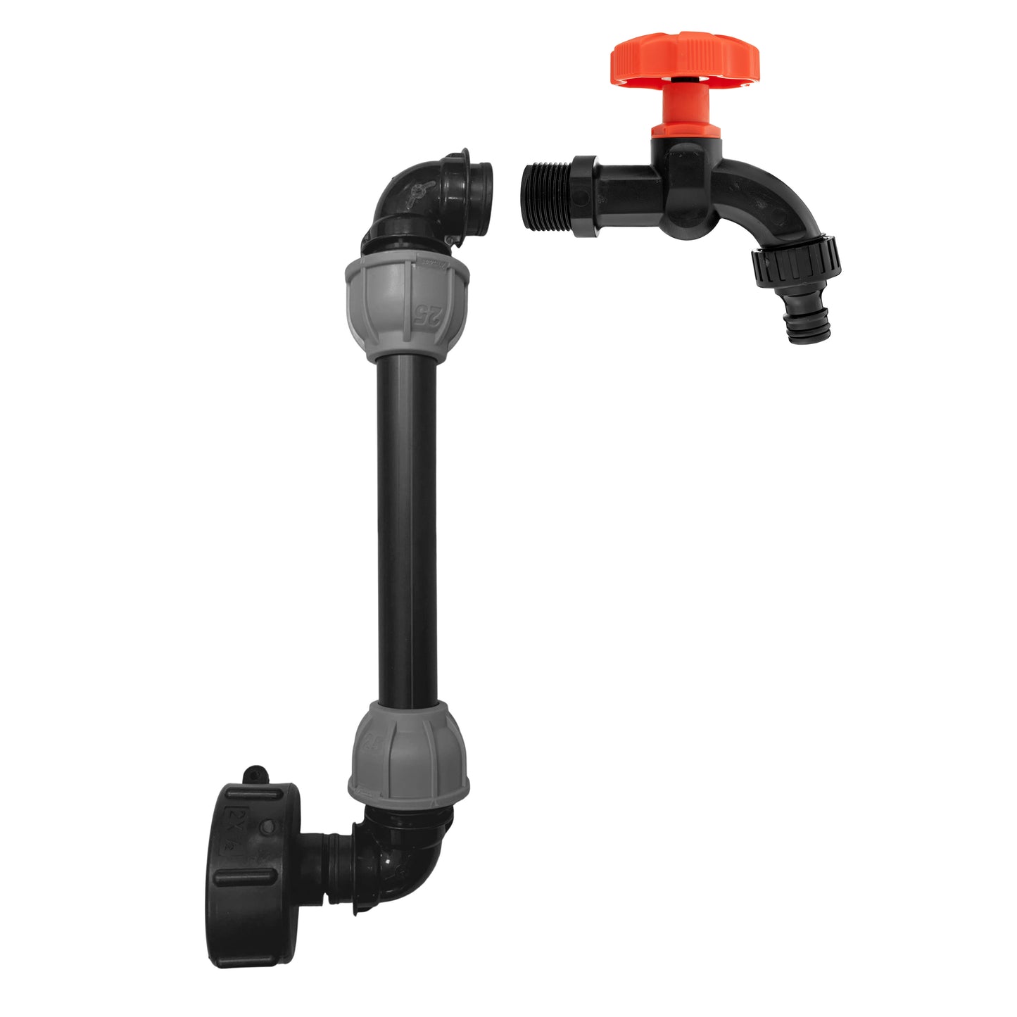 IBC 25cm Riser Tap Connection Kit