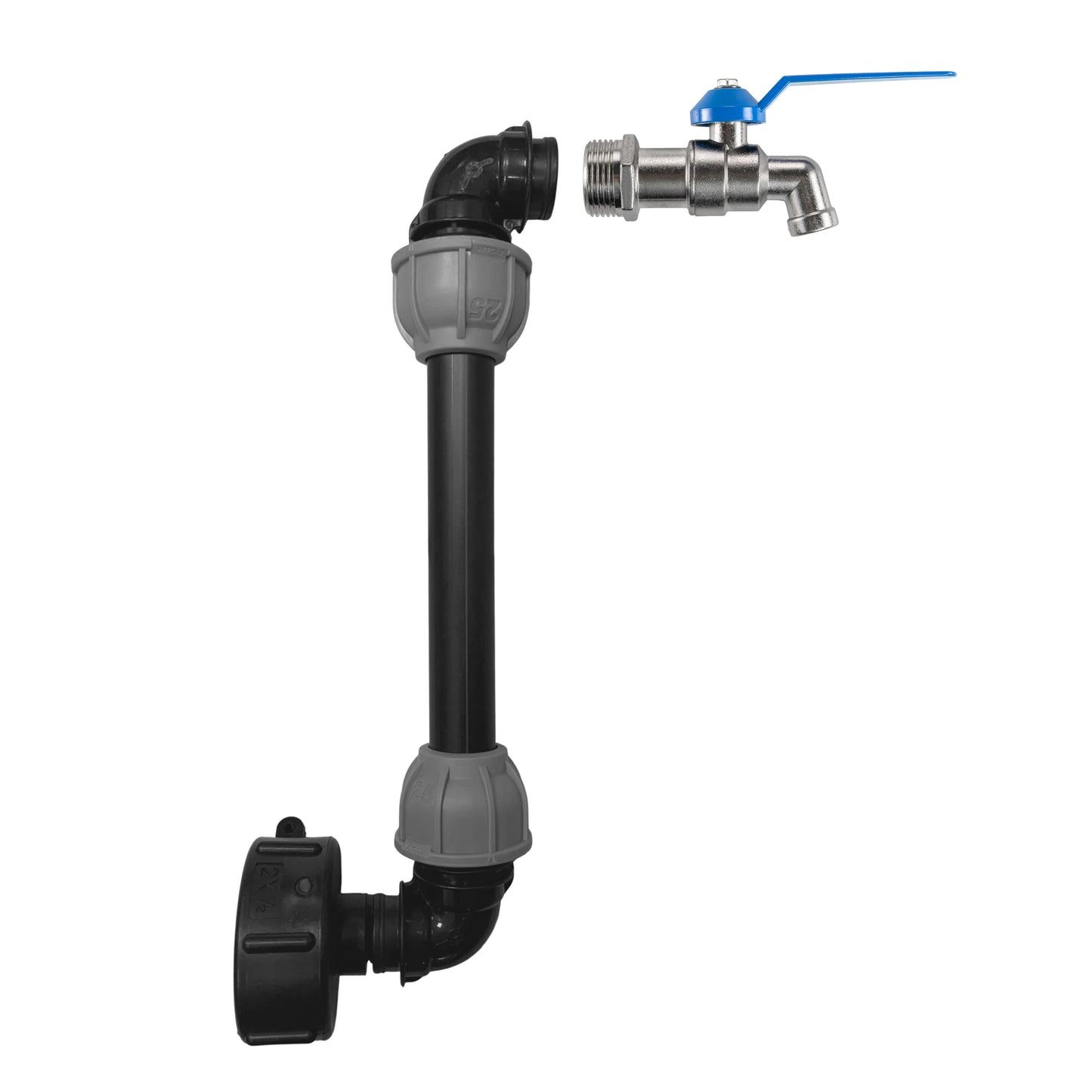 IBC 25cm Riser Tap Connection Kit