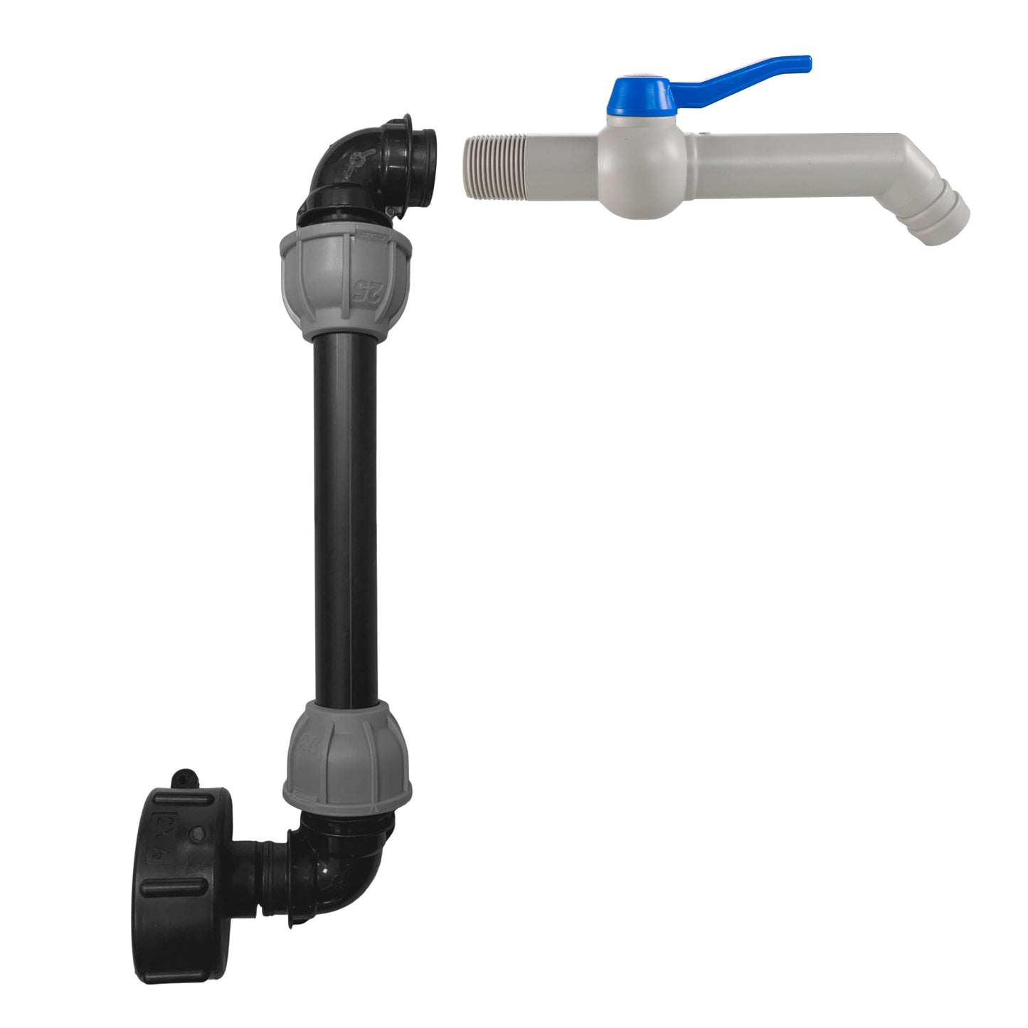 IBC 25cm Riser Tap Connection Kit