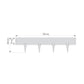 Lawn Edging, Plastic Palisade Slate Effect, 2.38m, Black