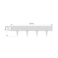 Lawn Edging, Plastic Palisade Slate Effect, 2.38m, Brown