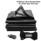 Black/Silver L-Grade Tarpaulin with 10m of 6mm Bungee Rope and 10 x Slide Type Tarp Clips