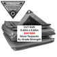 Silver XL-Grade Tarpaulin 0.65m x 0.65m