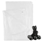 White M-Grade Tarpaulin with 10 x 4" Bungee Balls (Black)