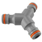 IBC 2” S60X6 Cap with ¾” BSP Threaded Hose Connector, Three Way and Hose Connectors