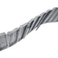 Lawn Edging, Plastic Palisade Wood Effect, 2.32m, Black