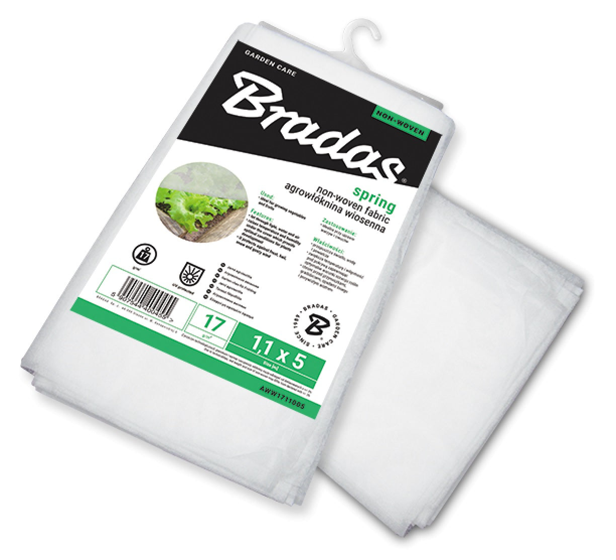 17g Non-Woven Frost Protect Fleece 1.1m x 5m