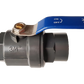 PP 3/4" BSPF Stopcock with Stainless Steel Ball Valve and Handle