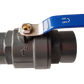 PP 1" BSPF Stopcock with Stainless Steel Ball Valve and Handle