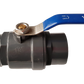 PP 1.25" BSPF Stopcock with Stainless Steel Ball Valve and Handle