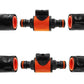 Cost Wise Snap On Male-Male In Line Valve Kit Black/Orange