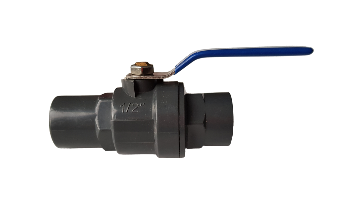 PP 1" BSPF Stopcock with Stainless Steel Ball Valve and Handle