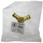 3 Way Male Snap-On Connector Brass
