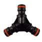 Three Way Snap-On Male Black